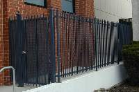 Ornamental Iron Walk Gate & Fence Powder Coated Black